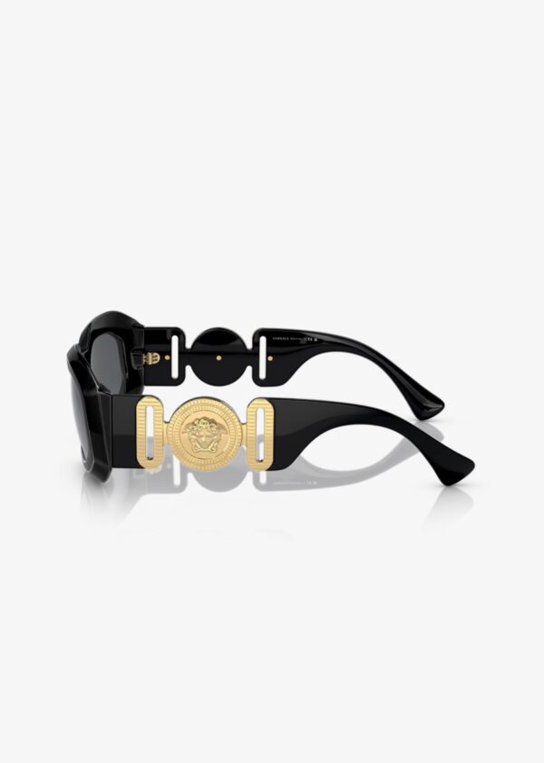 Versace Black & Gold Sunglasses - Image 3