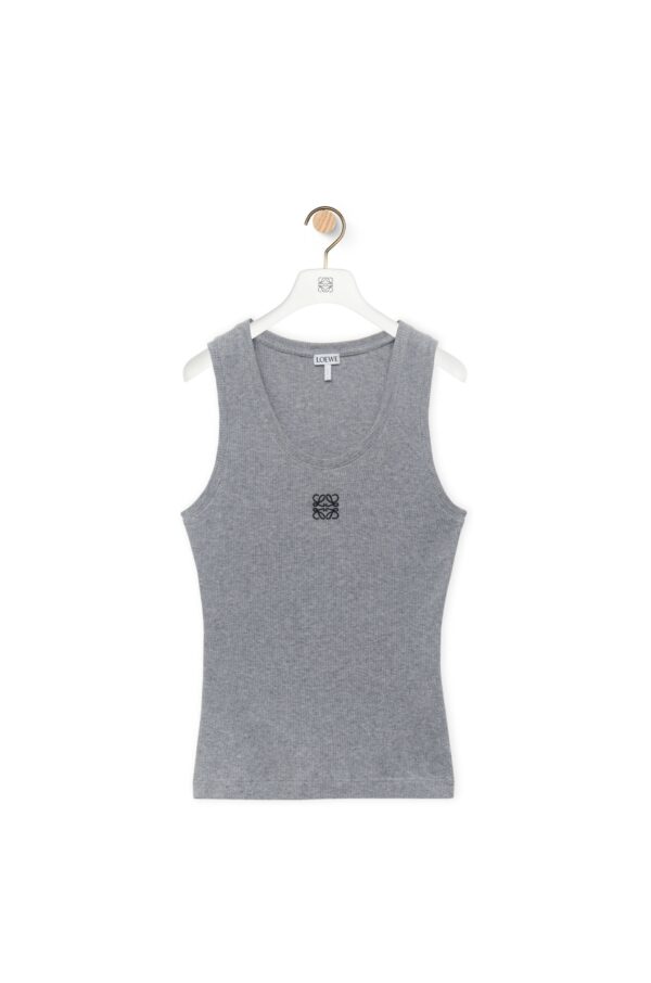 Women's Loewe Anagram Tank Top In Cotton - Image 3