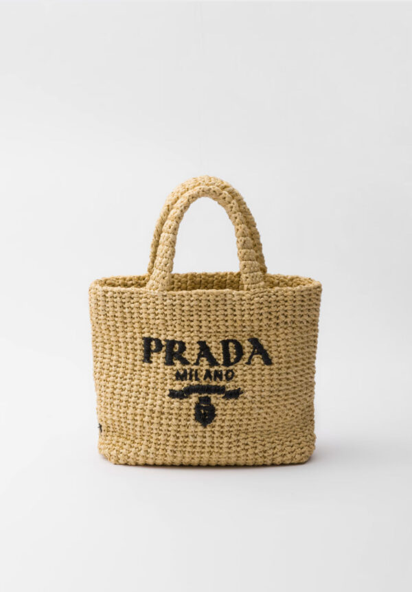 Prada Small Cute Crochet Tote Bag