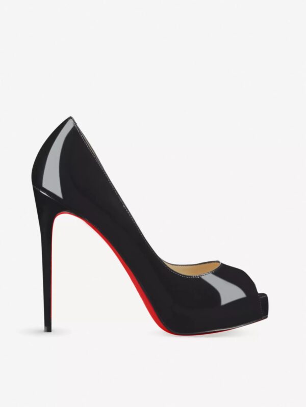 Christian Louboutin Heels - New Very Prive 120 patent-leather courts - Image 2