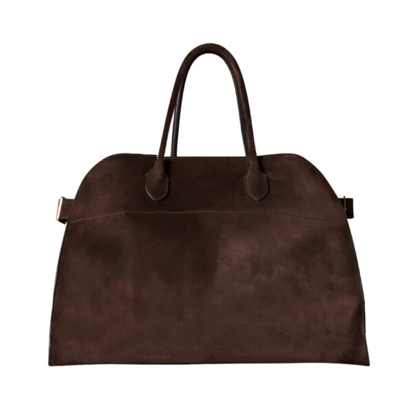 The Row Soft Margaux Bag in Suede - Image 3