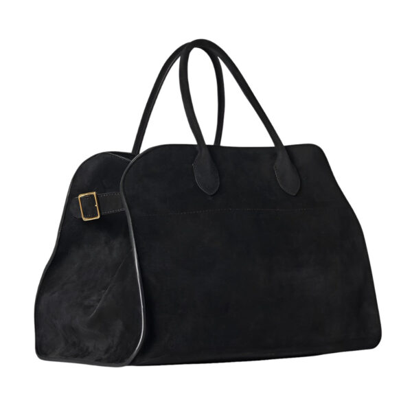 The Row Soft Margaux Bag in Suede - Image 2