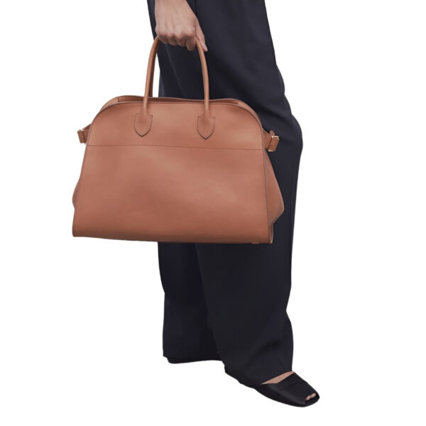 The Row Soft Margaux Bag in Leather - Image 8